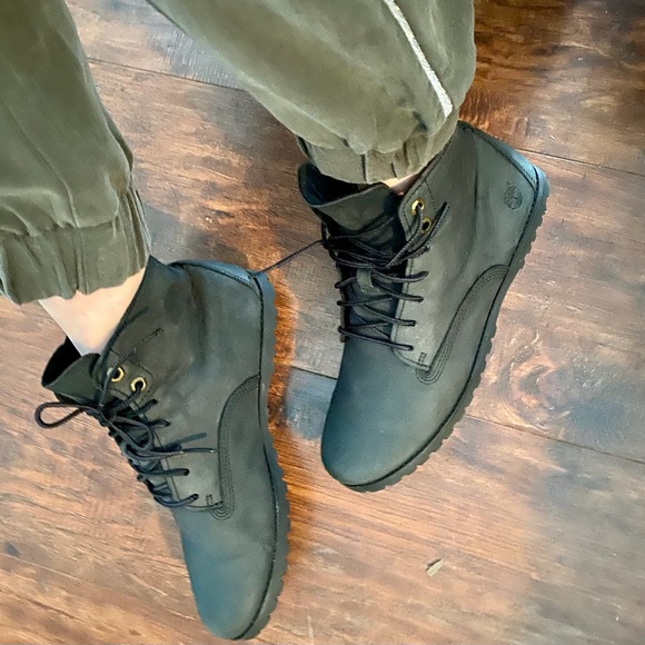 Timberland Shoes - Charcoal timberland lace front boots